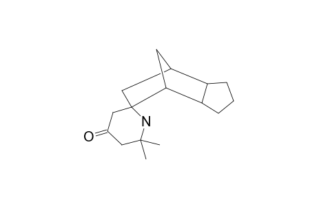 TRICYCLO-[4.2.1(1,4)]-2-SPIRO-2'-((6',6'-DIMETHYL)-4'-PIPERIDONE)