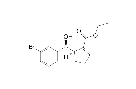 (R*)-ethyl 5-((S*)-(3-bromophenyl)(hydroxy)methyl)cyclopent-1-enecarboxylate