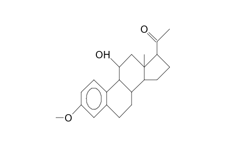 (13a,17A)-11b-Hydroxy-3-methoxy-19-norpregna-1,3,5(10)-trien-20-one