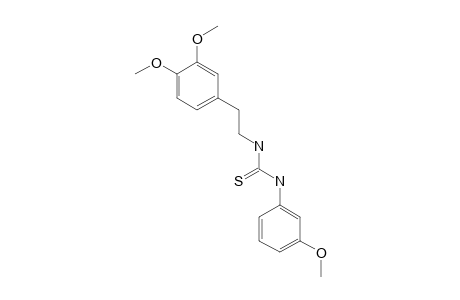 1-(3,4-dimethoxyphenethyl)-3-(m-methoxyphenyl)-2-thiourea