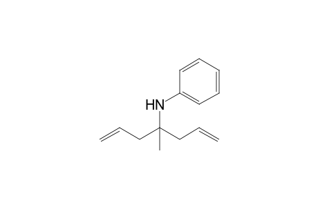 N-(1-Allyl-1-methyl-3-butenyl)-N-phenylamine