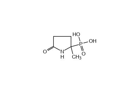 (2-methyl-5-oxo-2-pyrrolidinyl)phosphonic acid