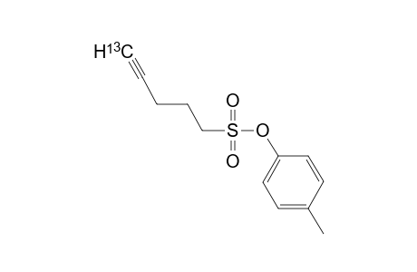 (5-13C)-4-Pentyn-1-yl p-toluenesulfonate