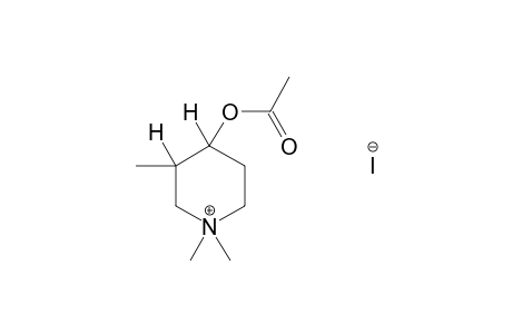 trans-4-HYDROXY-1,1,3-TRIMETHYLPIPERIDINIUM IODIDE