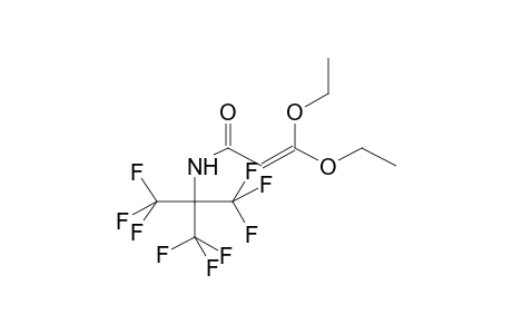 BETA,BETA-DIETHOXYACRYLIC ACID, N-PERFLUORO-TERT-BUTYLAMIDE