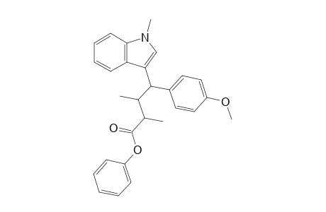 phenyl 4-(4-methoxyphenyl)-2,3-dimethyl-4-(1-methyl-1H-indol-3-yl)butanoate