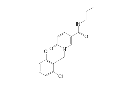 1-(2,6-DICHLOROBENZYL)-1,6-DIHYDRO-6-OXO-N-PROPYLNICOTINAMIDE