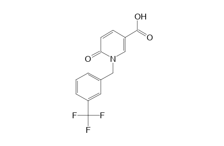 1,6-DIHYDRO-6-OXO-1-[m-(TRIFLUOROMETHYL)BENZYL]NICOTINIC ACID