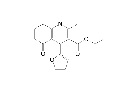 4-(2-furanyl)-2-methyl-5-oxo-4,6,7,8-tetrahydro-1H-quinoline-3-carboxylic acid ethyl ester