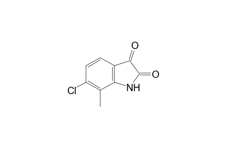 6-chloro-7-methylindole-2,3-dione