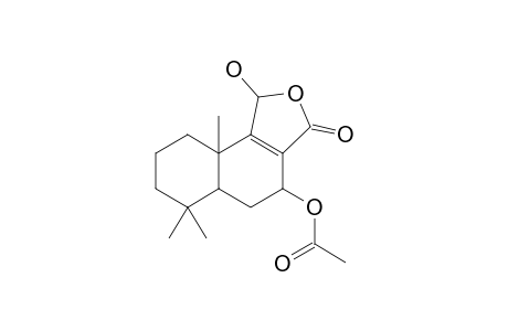 1,4-Dihydroxy-6,6,9A-trimethyl-4,5,5A,7,8,9-hexahydro-1H-benzo[E][2]benzofuran-3-one ac derivative (isomer 2)