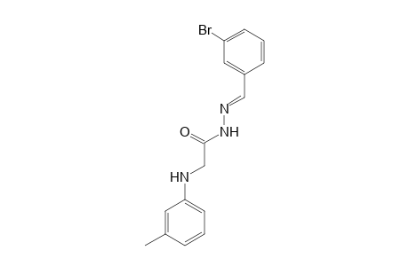 N-[(E)-(3-bromobenzylidene)amino]-2-(m-toluidino)acetamide