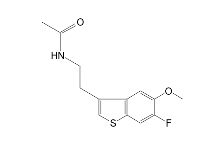 N-[2-(6-fluoro-5-methoxybenzo[b]thien-3-yl)ethyl]acetamide