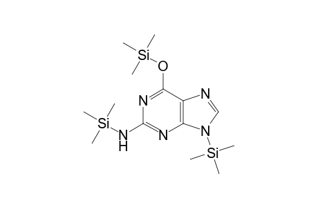 trimethylsilyl-(9-trimethylsilyl-6-trimethylsilyloxy-purin-2-yl)amine
