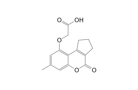 acetic acid, [(1,2,3,4-tetrahydro-7-methyl-4-oxocyclopenta[c][1]benzopyran-9-yl)oxy]-