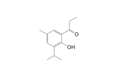 2'-hydroxy-3'-isopropyl-5'-methylpropiophenone