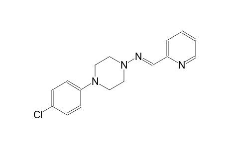 1-piperazinamine, 4-(4-chlorophenyl)-N-[(E)-2-pyridinylmethylidene]-