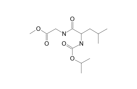 leu-gly, N-(Isopropyloxycarbonyl)-, methyl ester