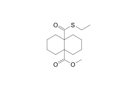 octahydrothio-4a,8a-naphthalenedicarboxylic acid, S-ethyl methyl ester
