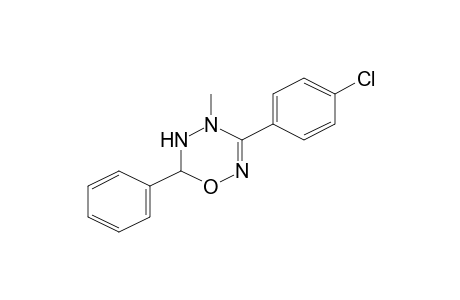 3-(4-Chlorophenyl)-4-methyl-6-phenyl-5,6-dihydro-4H-[1,2,4,5]oxatriazine