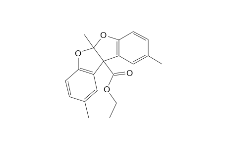 5a,10b-dihydro-2,5a,9-trimethylbenzofuro[2,3-b]benzofuran-10b-carboxylic acid, ethyl ester