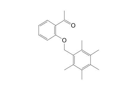 2'-[(2,3,4,5,6-pentamethylbenzyl)oxy]acetophenone