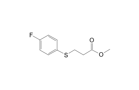 Methyl-3-(p-fluorophenylthio)propanoate