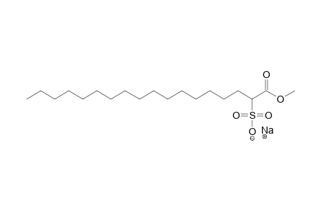 2-sulfooctadecanoic acid, 1-methyl ester, sodium salt