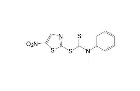 N-methyldithiocarbanilic acid, 5-nitro-2-thiazolyl ester