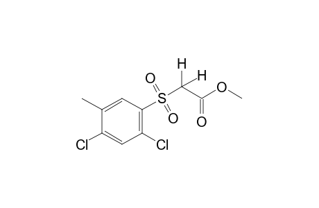 [(4-chloro-2,5-xylyl)sulfonyl]acetic acid, methyl ester