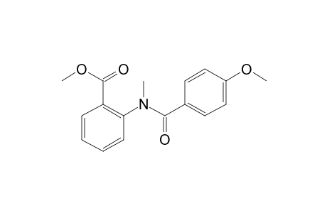 Anthranilic acid, N-p-anisoyl-, N-methyl-, methyl ester