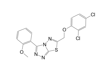 6-[(2,4-dichlorophenoxy)methyl]-3-(2-methoxyphenyl)[1,2,4]triazolo[3,4-b][1,3,4]thiadiazole