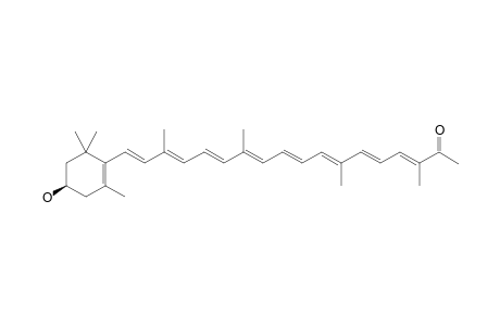 (3E,5E,7E,9E,11E,13E,15E,17E)-18-[(4R)-4-hydroxy-2,6,6-trimethyl-1-cyclohexenyl]-3,7,12,16-tetramethyl-2-octadeca-3,5,7,9,11,13,15,17-octaenone