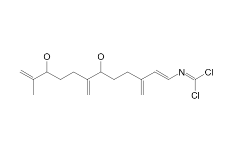 ULOSIN-B;[(1E)-6,10-DIHYDROXY-11-METHYL-3,7-DIMETHYLENE-1,11-DODECADIENYL]-CARBONIMIDIC-DICHLORIDE