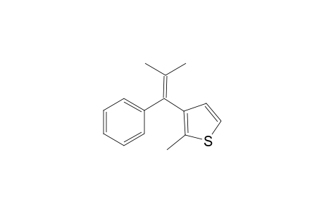 Thiophene, 2-methyl-3-(2-methyl-1-phenyl-1-propenyl)-