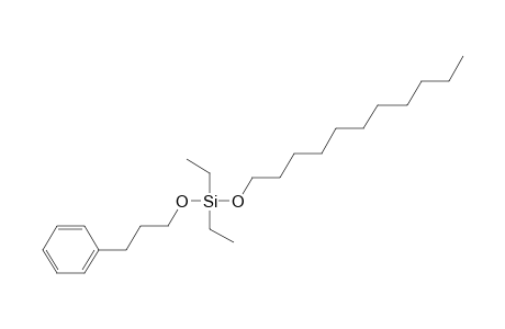 Silane, diethyl(3-phenylpropoxy)undecyloxy-