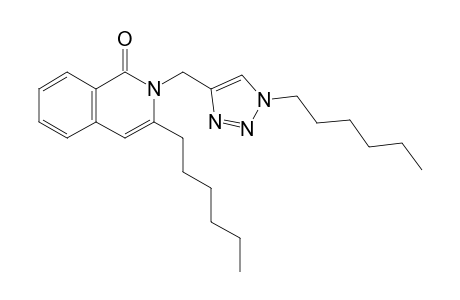 3-n-Hexyl-2-[(1-n-hexyl-1H-1,2,3-triazol-4-yl)methyl]isoquinolin-1(2H)-one