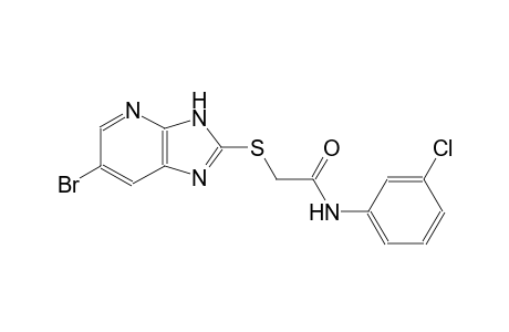 2-[(6-bromo-3H-imidazo[4,5-b]pyridin-2-yl)sulfanyl]-N-(3-chlorophenyl)acetamide