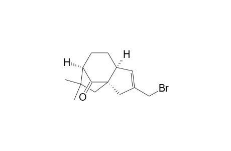 3H-3a,6-Methanoazulen-9-one, 2-(bromomethyl)-4,5,6,7,8,8a-hexahydro-5,5-dimethyl-, (3a.alpha.,6.alpha.,8a.alpha.)-(.+-.)-