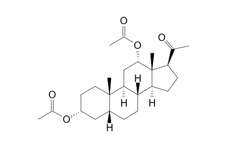 3α,12α-dihydroxy-5β-pregnan-20-one, diacetate