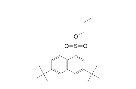 3,6-di-tert-butyl-1-naphthalenesulfonic acid, butyl ester