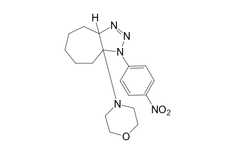 8a-morpholino-1-(p-nitrophenyl)-1,3a,4,5,6,7,8,8a-octahydrocycloheptriazole