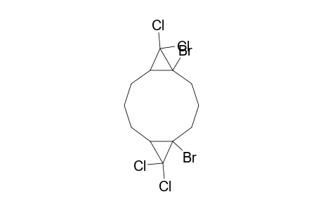 1,5-Dibromo-6,6,12,12-tetrachloro-tricyclo[9.1.0.0_5,7_]dodecane