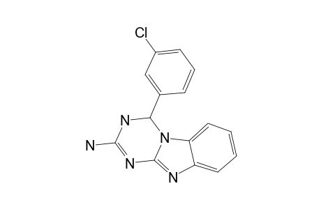 4-(3-CHLOROPHENYL)-3,4-DIHYDRO-[1,3,5]-TRIAZINO-[1,2-A]-BENZIMIDAZOLE-2-AMINE