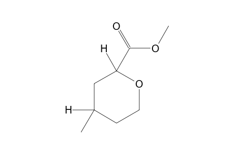 cis-4-METHYLTETRAHYDRO-2H-PYRAN-2-CARBOXYLIC ACID, METHYL ESTER