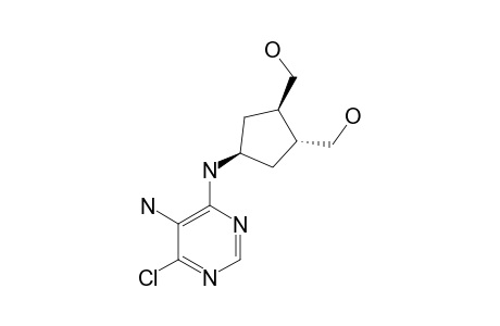 (+/-)-(1-BETA,2-ALPHA,4-BETA)-4-[(5-AMINO-6-CHLOROPYRIMIDIN-4-YL)-AMINO]-1,2-CYCLOPENTANEDIMETHANOL