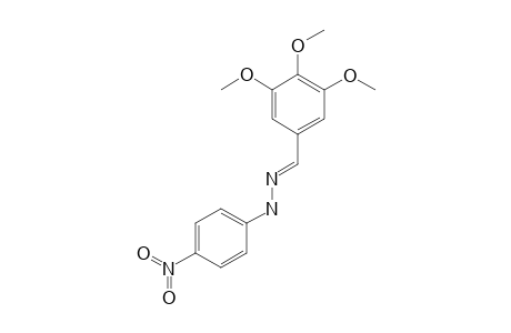 3,4,5-trimethoxybenzaldehyde, (p-nitrophenyl)hydrazone