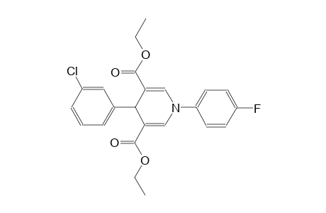 4-(3-Chlorophenyl)-1-(4-fluorophenyl)-4H-pyridine-3,5-dicarboxylic acid diethyl ester