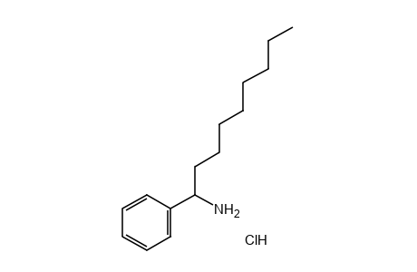 1-phenylnonylamine, hydrochloride