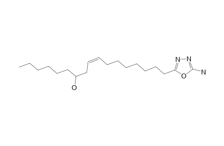 (Z)-5-(11'-Hydroxy-octadec-8'-enoyl)-2-amino-1,3,4-oxadiazoles